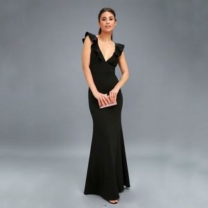 Perfect Opportunity Black Maxi Dress
 GOWN SZ.XS